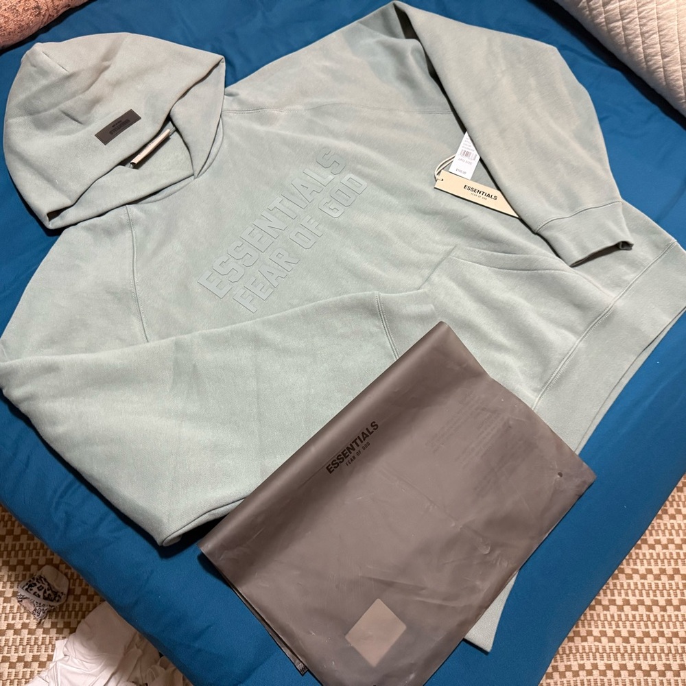 Fear of God Green Sweatshirt Hoodie - Picture 7 of 11